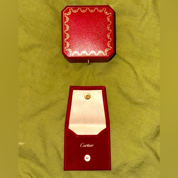 Authentic* Cartier Ring Box and Gift Box - NWT - Picture 6 of 13